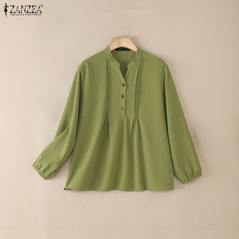 Longline Tee Oversized - Elegant Long Sleeve Women Blouses Female