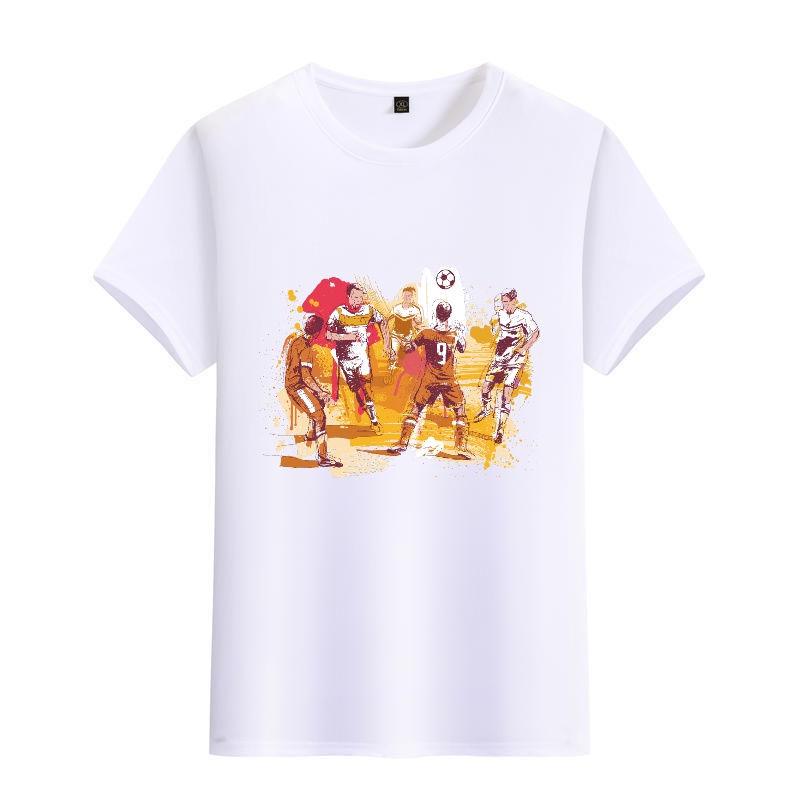 Men's Black Round-Neck Short-S - Street Fashion Theme ulasan dan harga