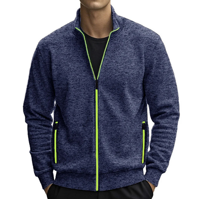 Mens Stand Collar Sweatshirt C - Street Fashion Game ulasan dan harga