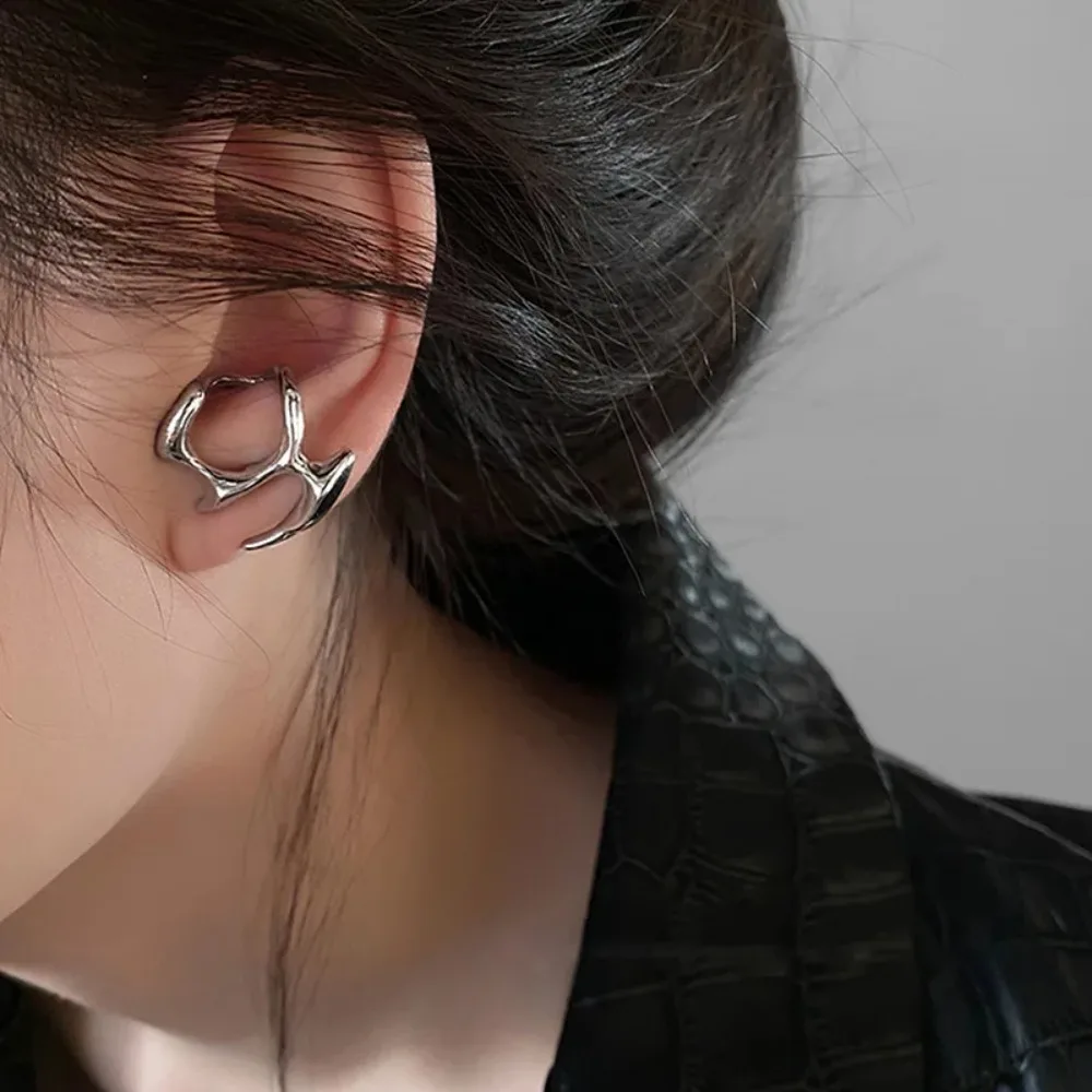Women Trendy Y2K Irregular Liq - Street Fashion Earrings ulasan dan harga