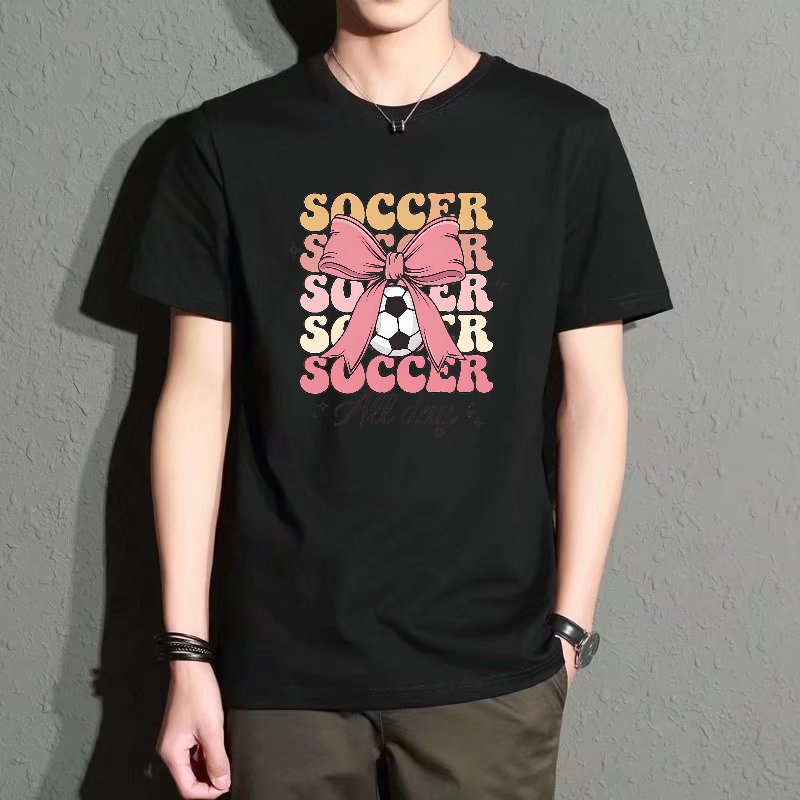 Men's Black Round-Neck Short-S - Street Fashion Theme ulasan dan harga