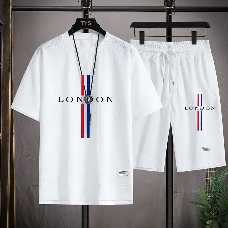 Summer new men's suit, short-s - Street Fashion Tshirt ulasan dan harga