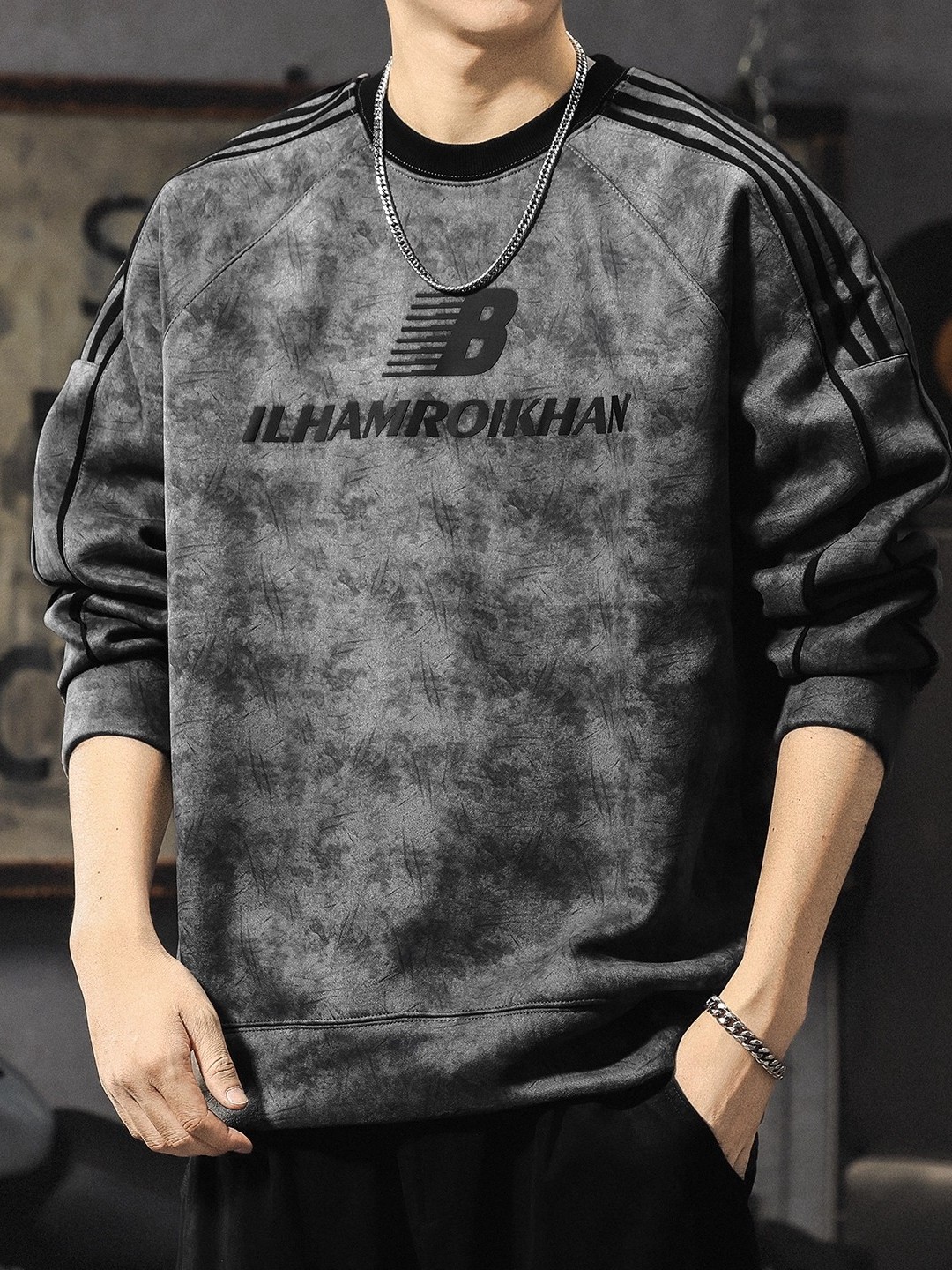 Men's Oversized American Suede - Longline Tee Oversized ulasan dan harga
