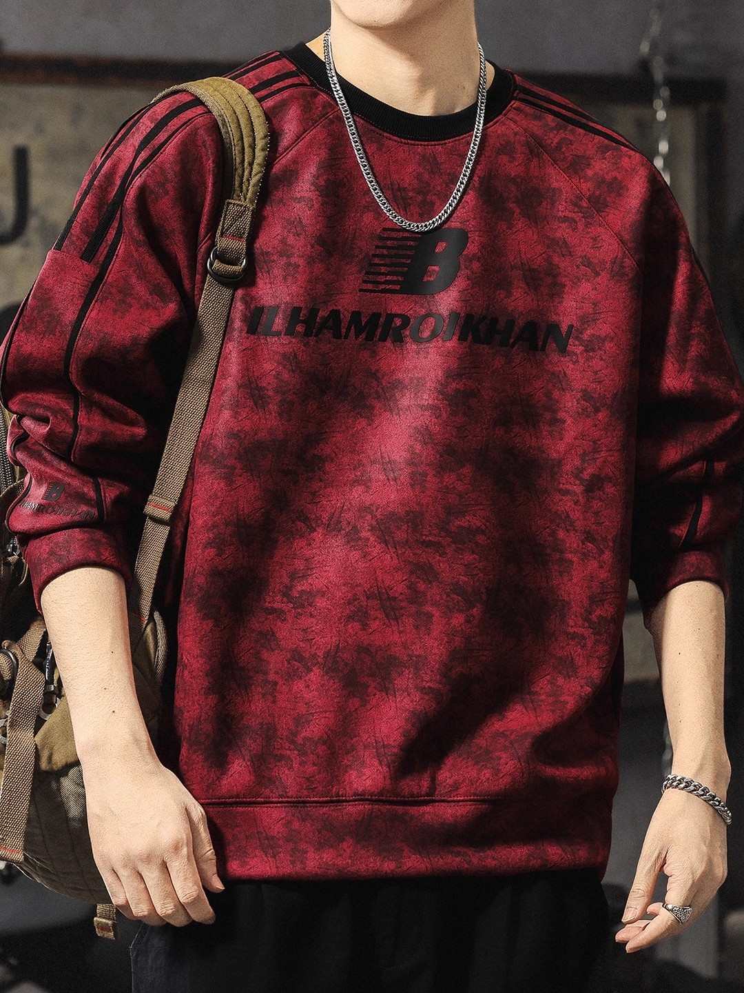 Men's Oversized American Suede - Longline Tee Oversized ulasan dan harga
