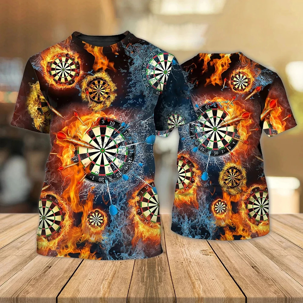 Darts Game 3D Men's T-shirt Fa - Street Fashion Game ulasan dan harga