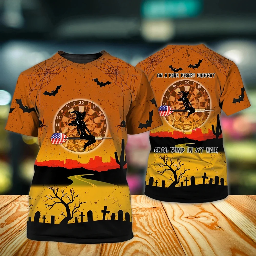 Darts Game 3D Men's T-shirt Fa - Street Fashion Game ulasan dan harga