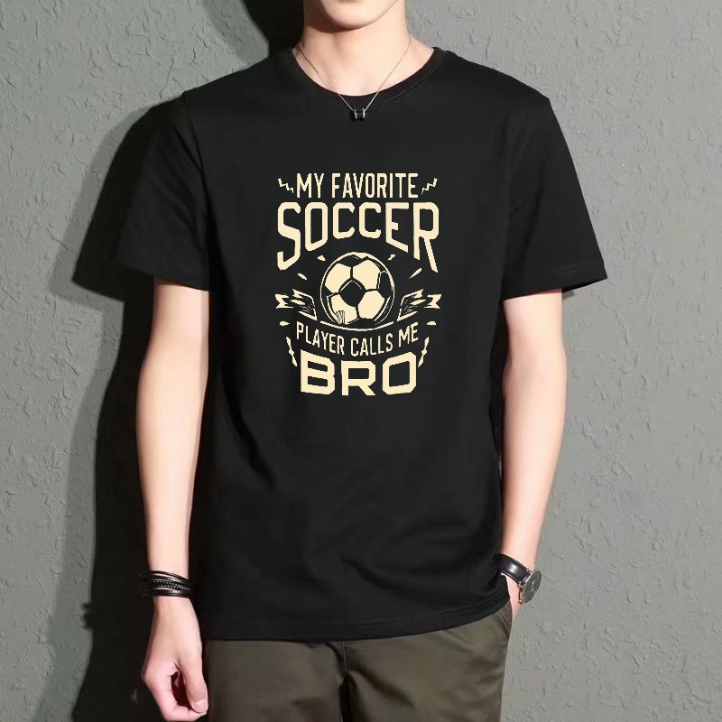 Men's Black Round-Neck Short-S - Street Fashion Theme ulasan dan harga