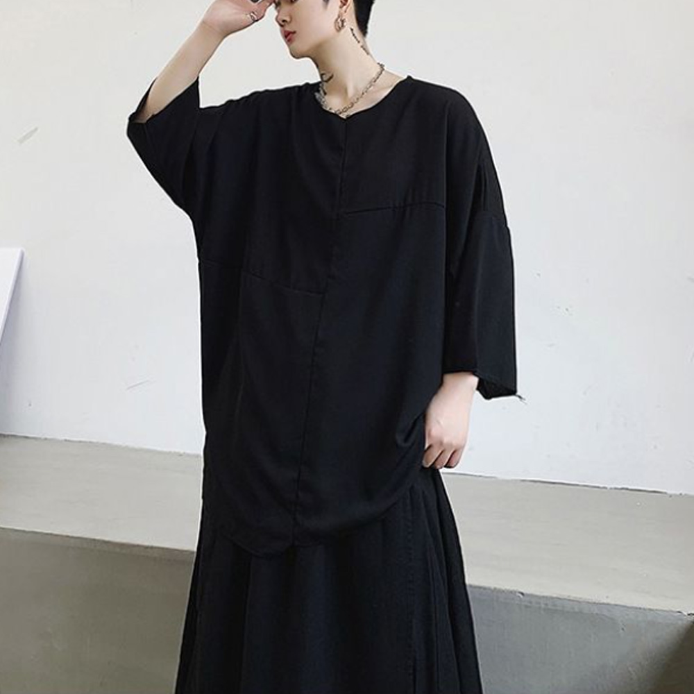 Men’s Oversized Longline T Shi - Longline Tee Oversized ulasan dan harga