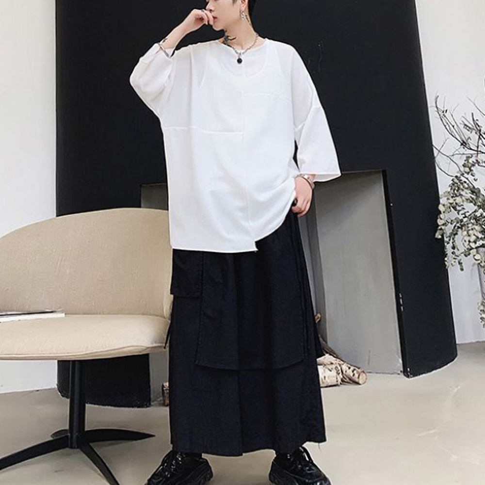 Men’s Oversized Longline T Shi - Longline Tee Oversized ulasan dan harga