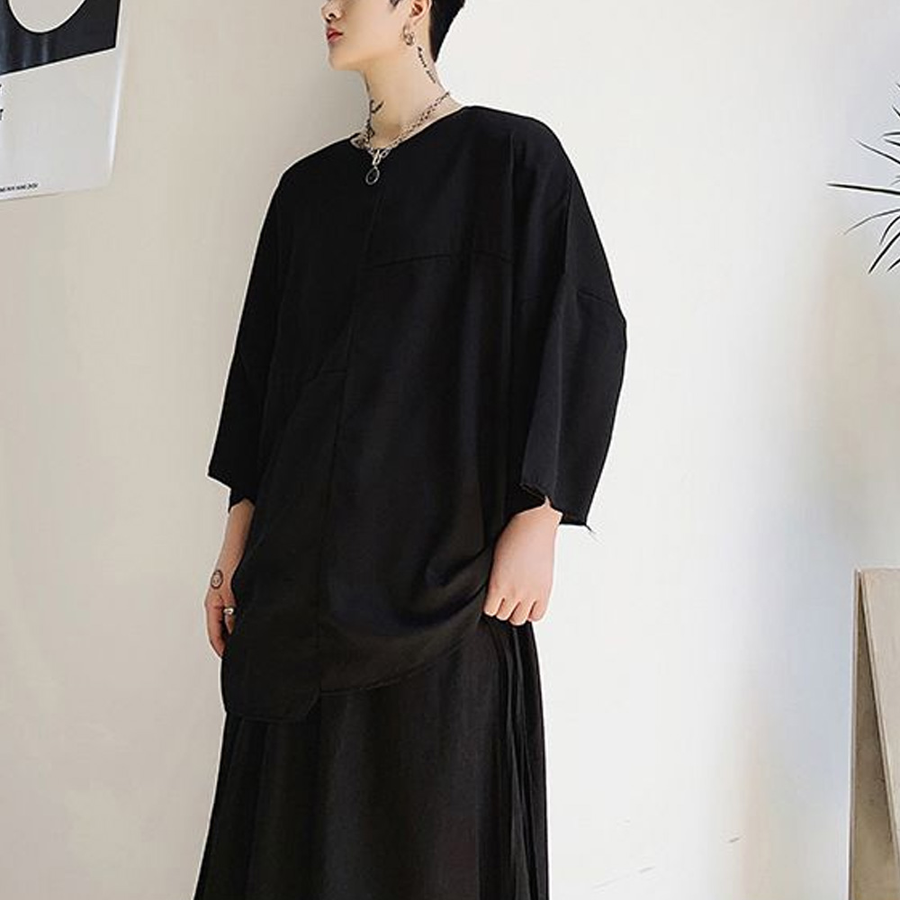 Men’s Oversized Longline T Shi - Longline Tee Oversized ulasan dan harga