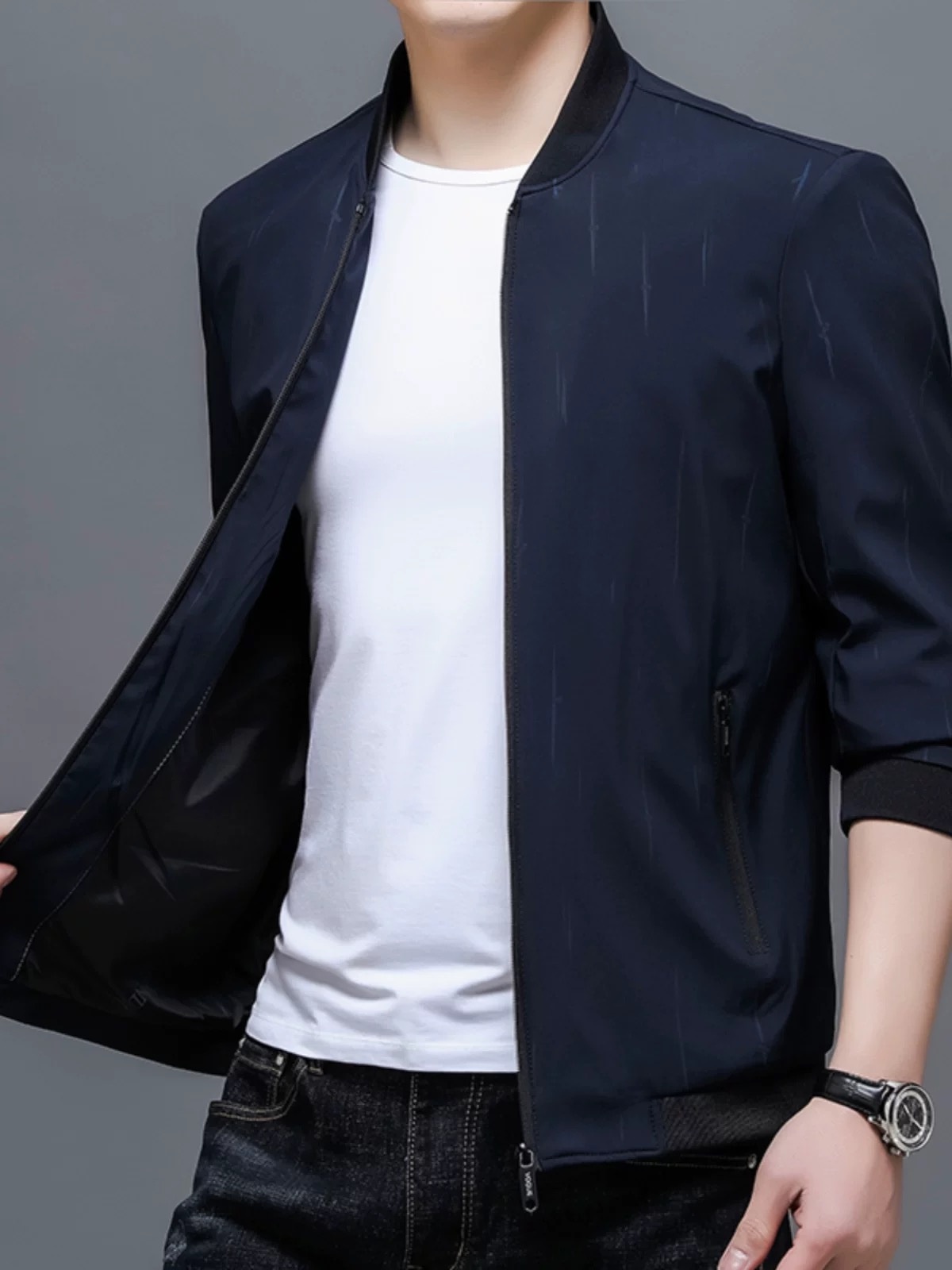Jacket Coat Emo Mens Party Sty - Fashion Street Night ulasan dan harga