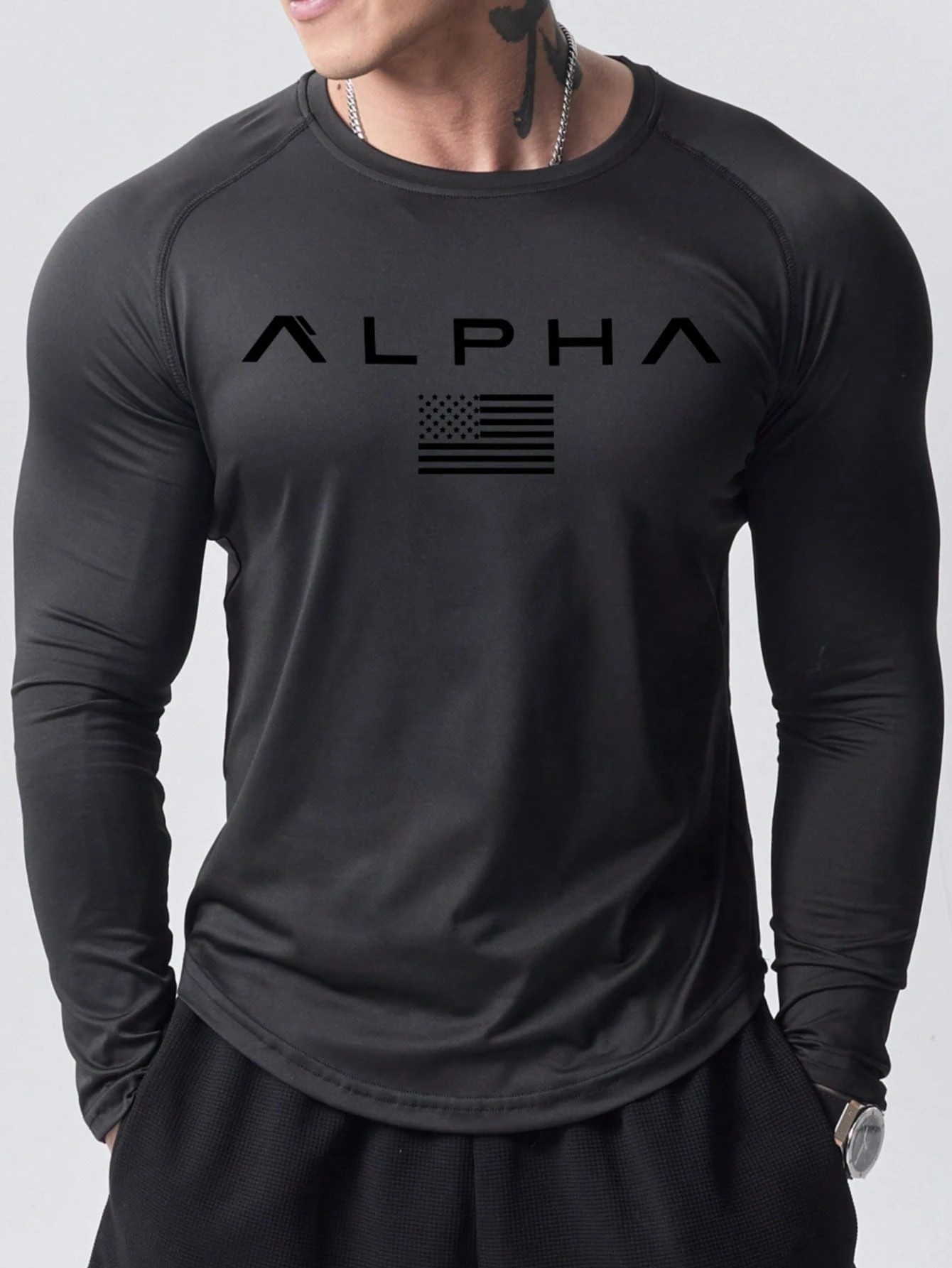 New men's long-sleeved T-shirt - Street Fashion Men ulasan dan harga