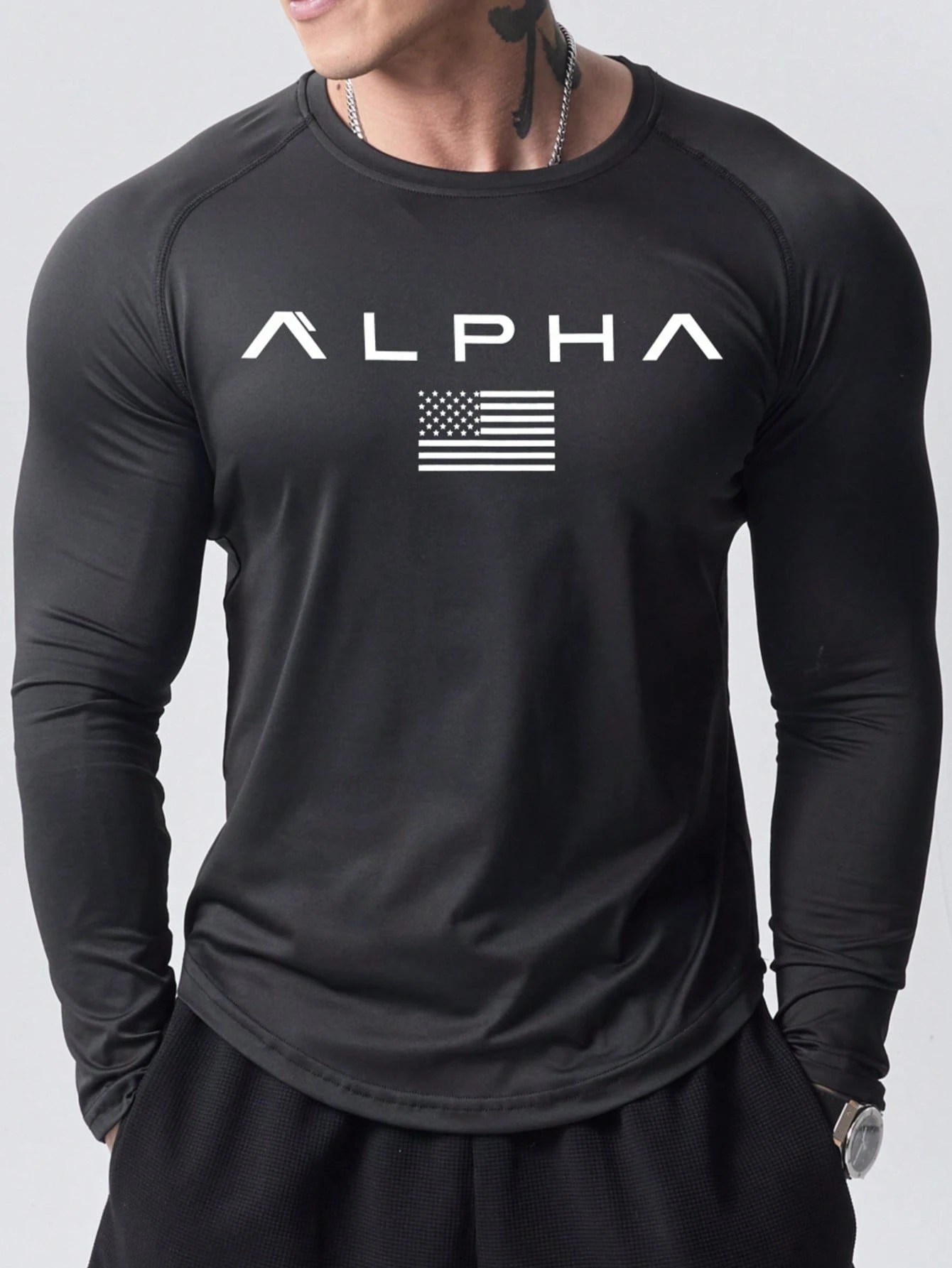 New men's long-sleeved T-shirt - Street Fashion Men ulasan dan harga