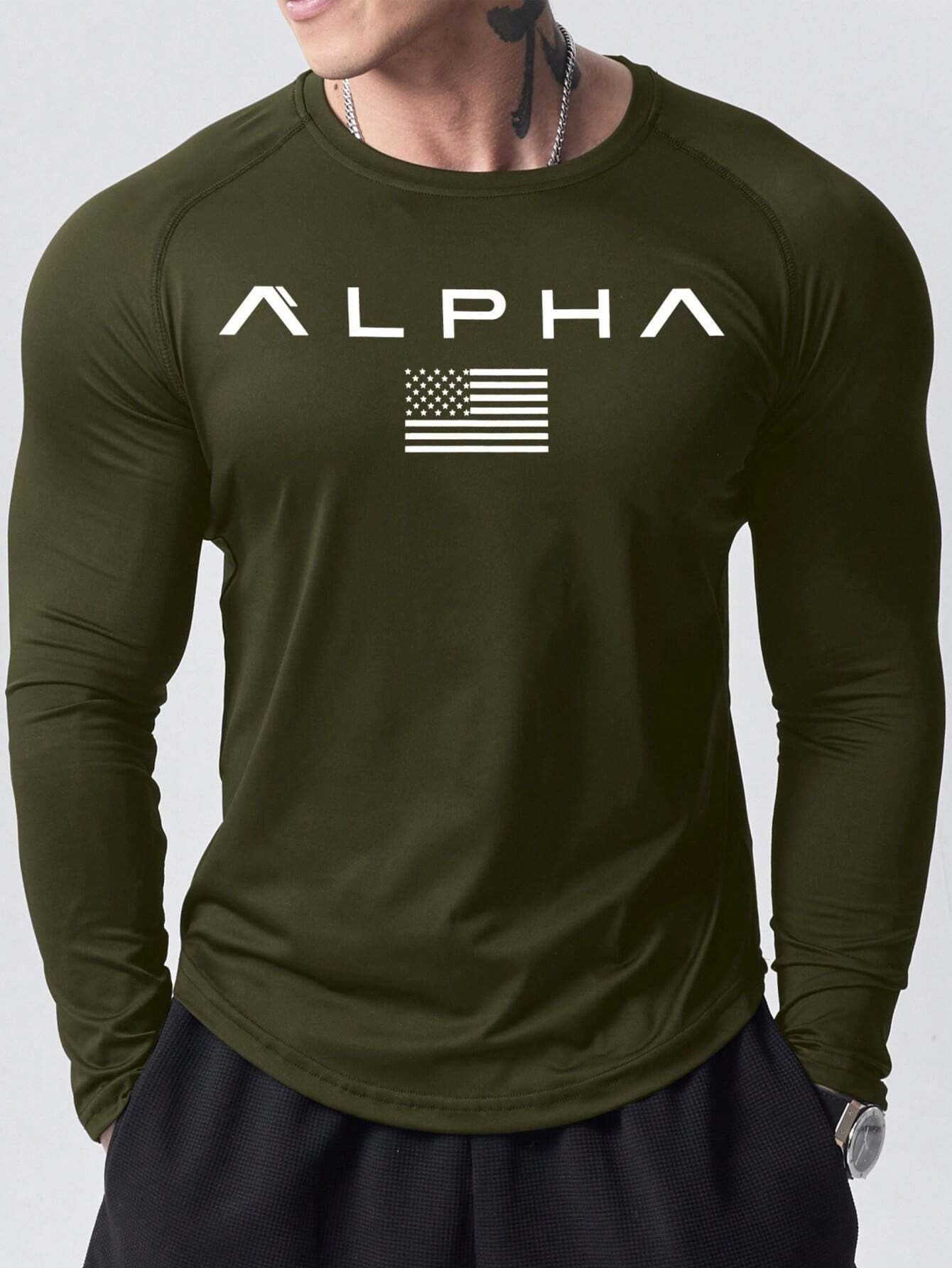 New men's long-sleeved T-shirt - Street Fashion Men ulasan dan harga