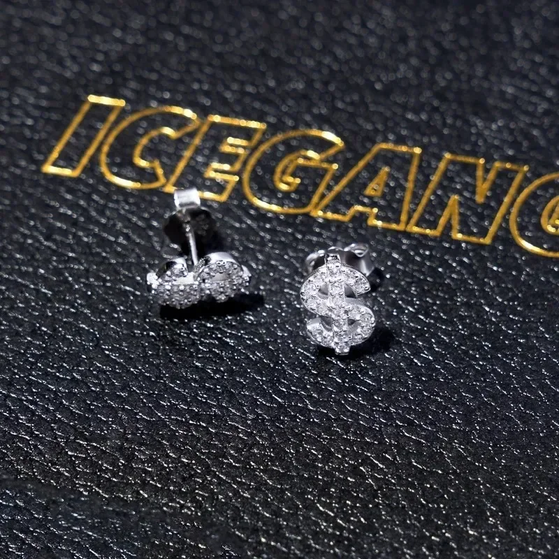 American-Style All Zircon Doll - Street Fashion Earrings ulasan dan harga