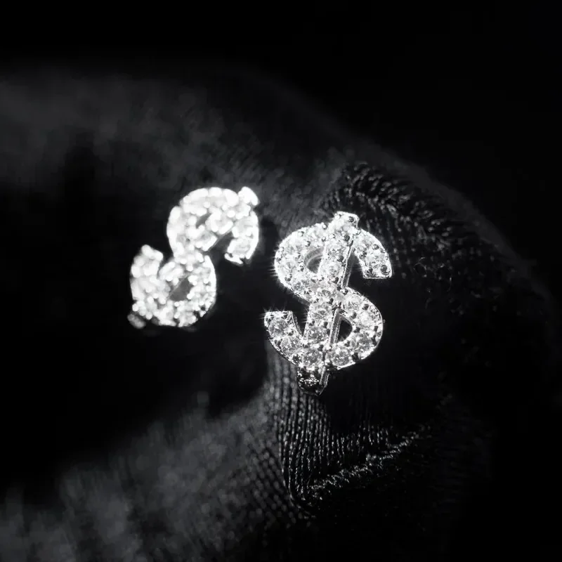 American-Style All Zircon Doll - Street Fashion Earrings ulasan dan harga