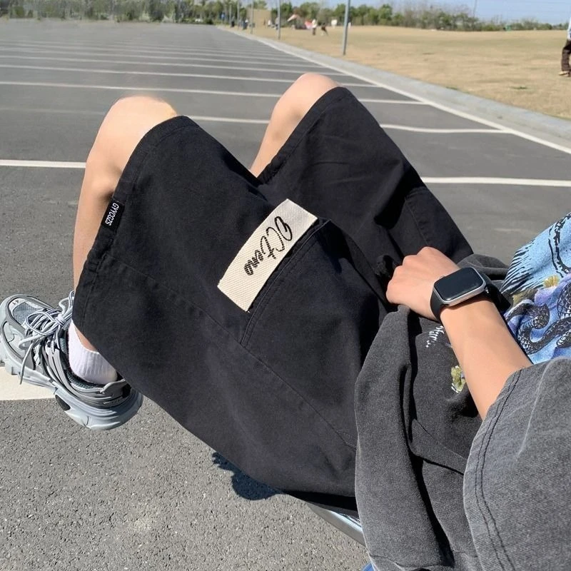 Loose Elastic Waist Half Solid - Cargo Pant Wide ulasan dan harga