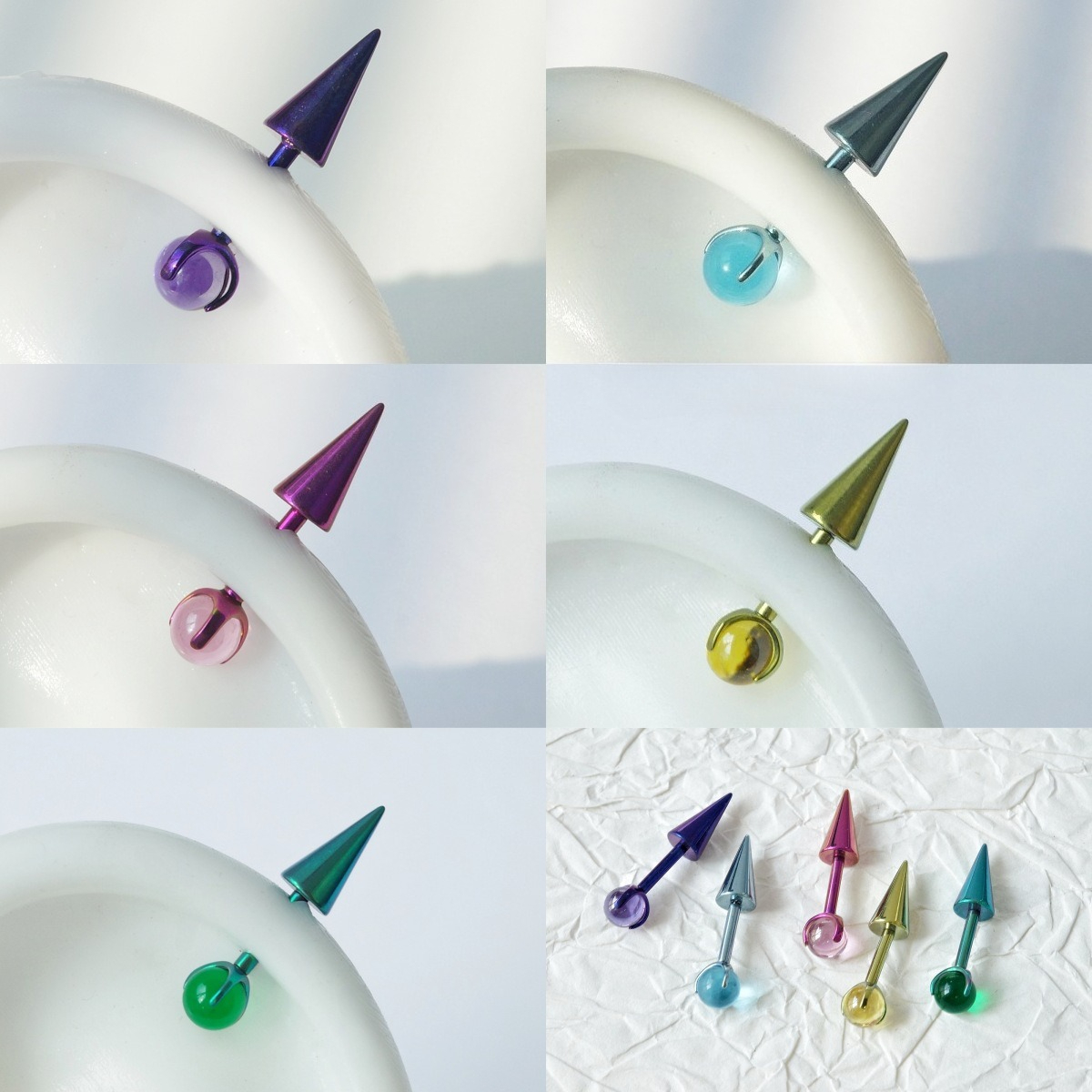 INS Style Unique Double Street - Street Fashion Earrings ulasan dan harga