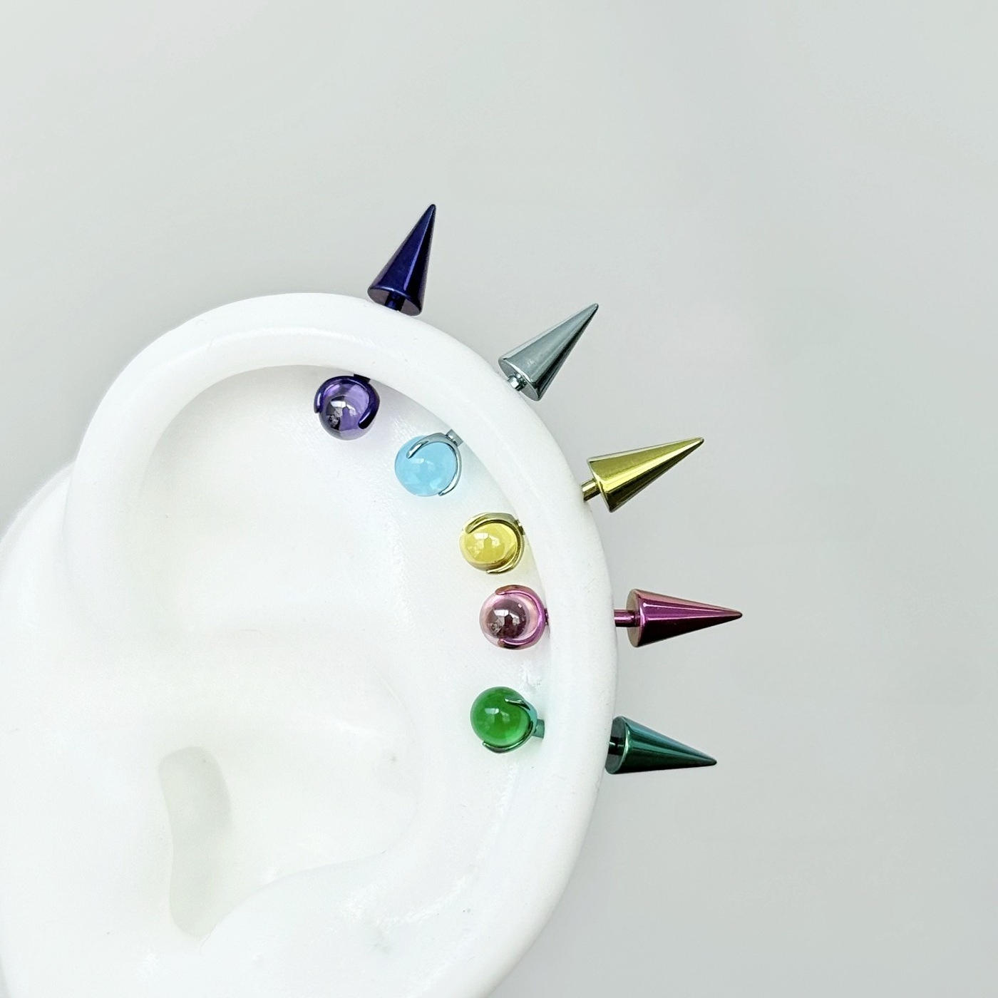 INS Style Unique Double Street - Street Fashion Earrings ulasan dan harga
