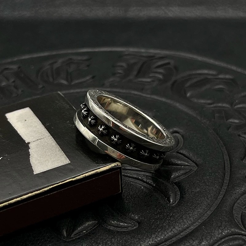 S925 sterling silver retro cro - Street Fashion Rings ulasan dan harga