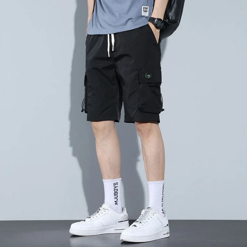 Men's Cargo Shorts Baggy Elast - Cargo Pant Wide ulasan dan harga