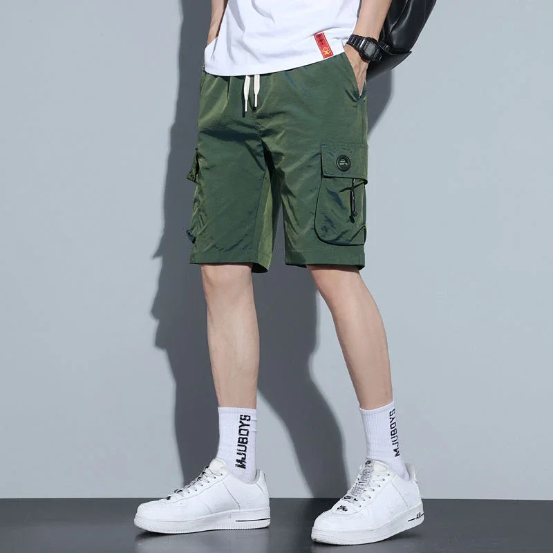 Men's Cargo Shorts Baggy Elast - Cargo Pant Wide ulasan dan harga