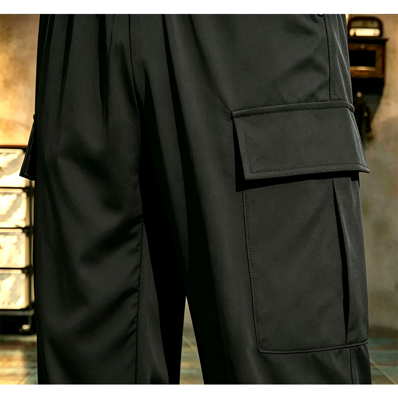 Men Multi Pocket Cargo Pants W - Cargo Pant Wide ulasan dan harga