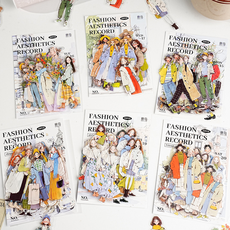 20Pcs/pack Fashion Girls Outfi - Street Fashion Theme ulasan dan harga