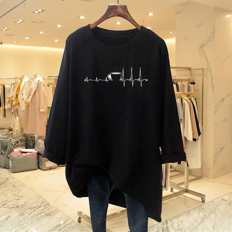 Women Clothing Fashion Pure Co - Longline Tee Oversized ulasan dan harga