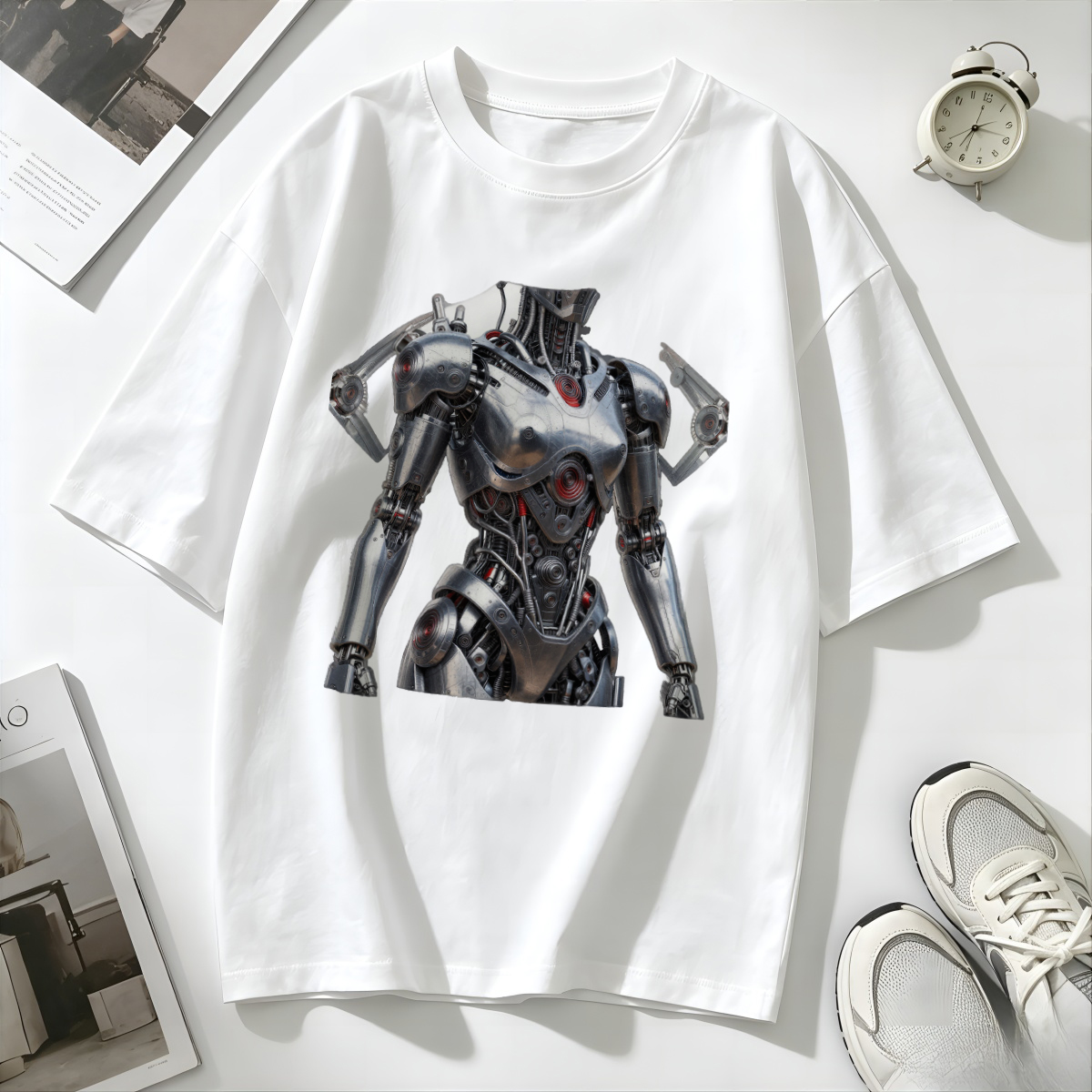 T Shirts Woman Oversized Longl - Longline Tee Oversized ulasan dan harga