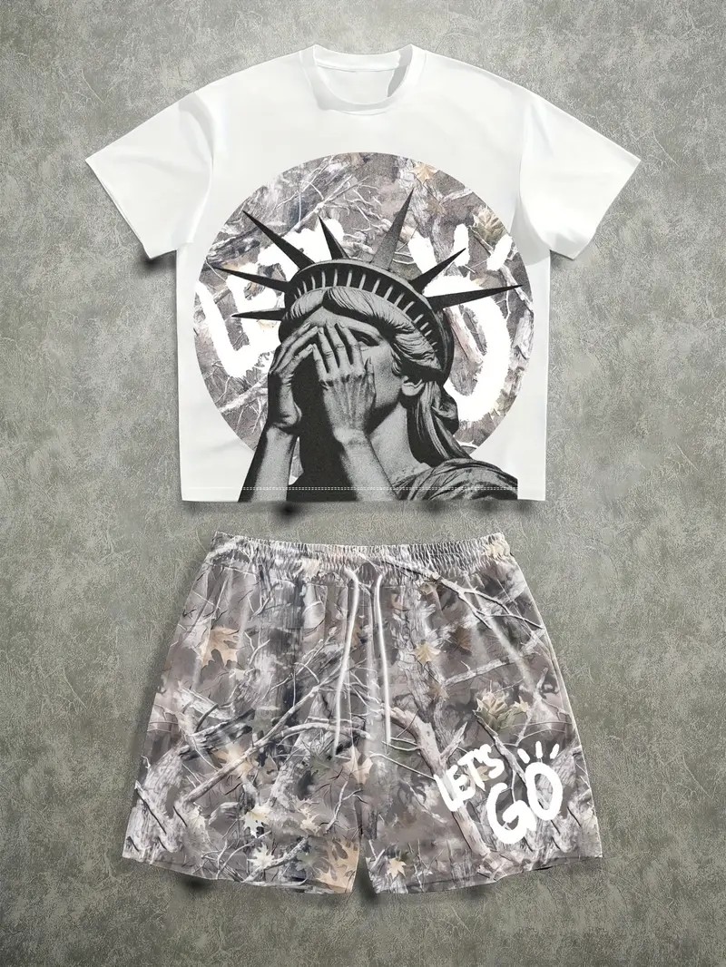 The 2026 Summer New men's Set  - Street Fashion China ulasan dan harga
