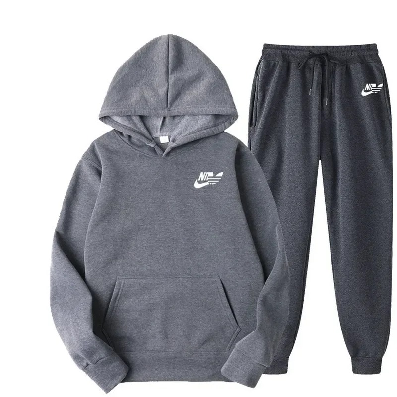Men's casual two-piece sports  - Street Fashion Men ulasan dan harga