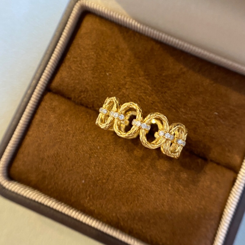 Minimalist hip-hop style hollo - Street Fashion Rings ulasan dan harga