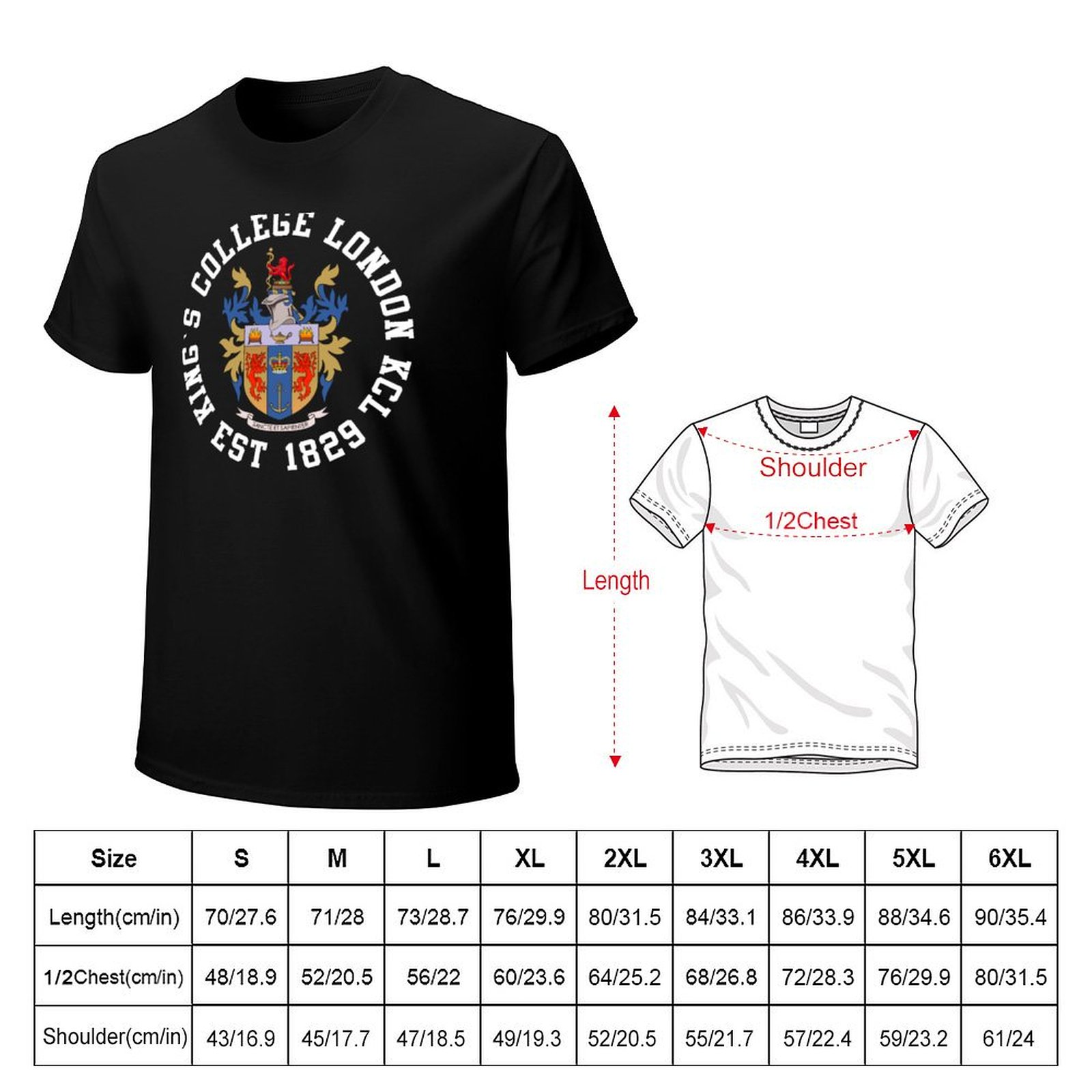 Kings College London logo KCL  - Street Fashion Uk ulasan dan harga