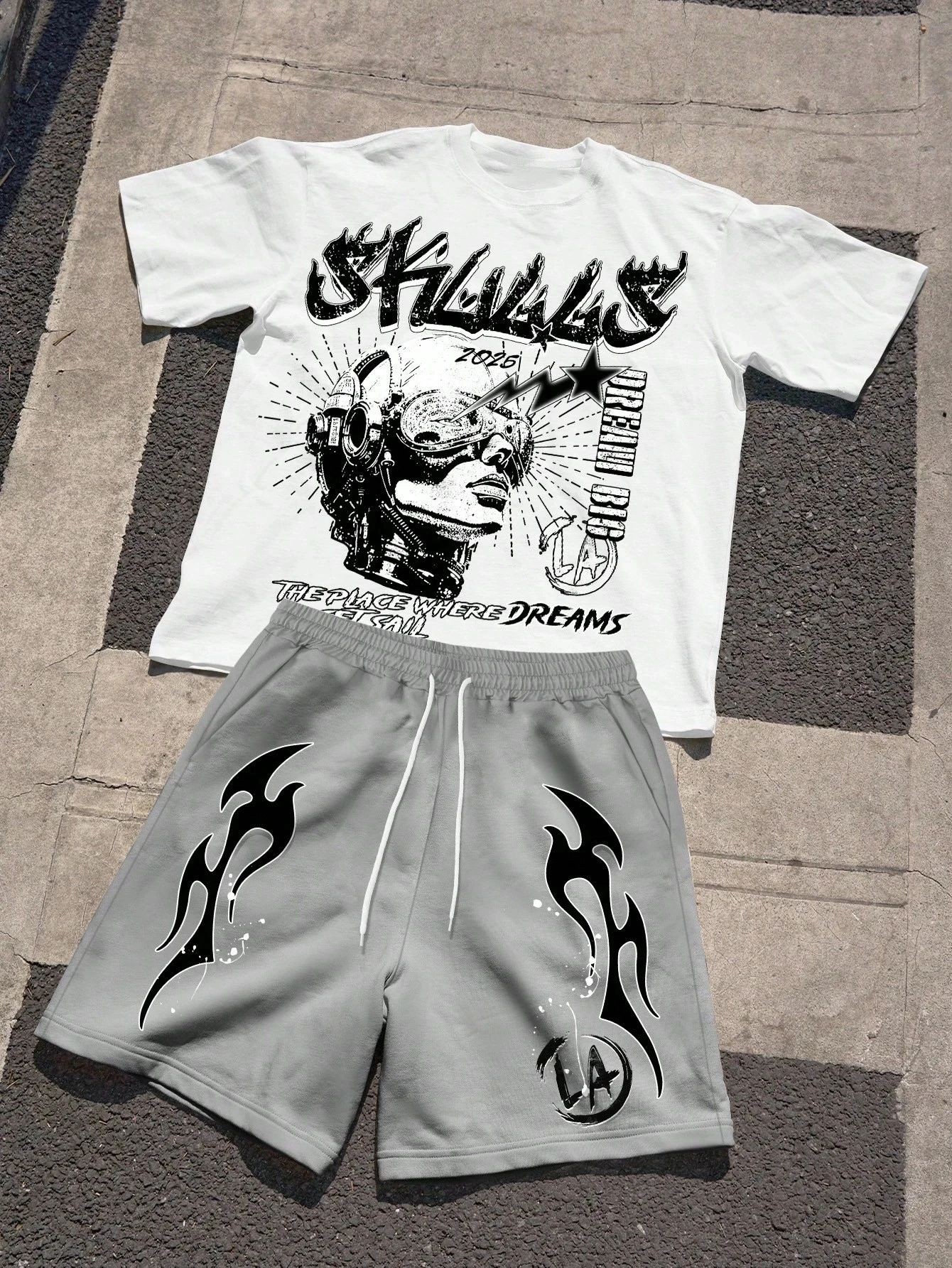2026 Summer New Men's Short-Sl - Street Fashion China ulasan dan harga