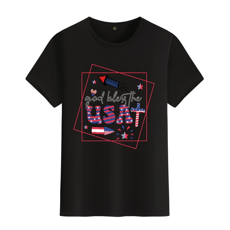 Men's Black Round-Neck Short-S - Street Fashion Theme ulasan dan harga