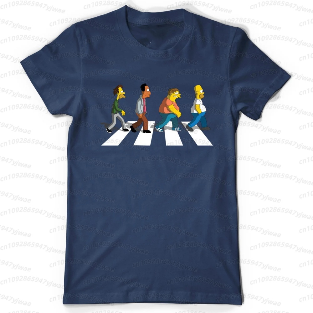 2026 men Simpsons Dad Sidewalk - Street Fashion Tshirt ulasan dan harga