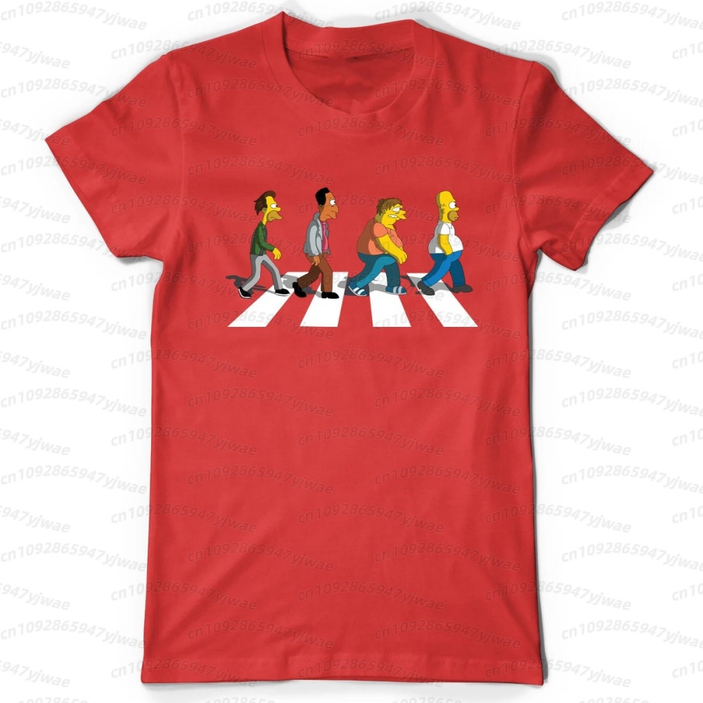 2026 men Simpsons Dad Sidewalk - Street Fashion Tshirt ulasan dan harga
