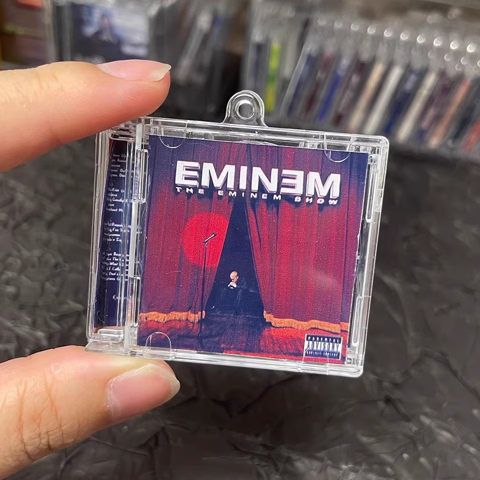 Hip hop Slim Shady MINI Music  - Street Fashion Rings ulasan dan harga