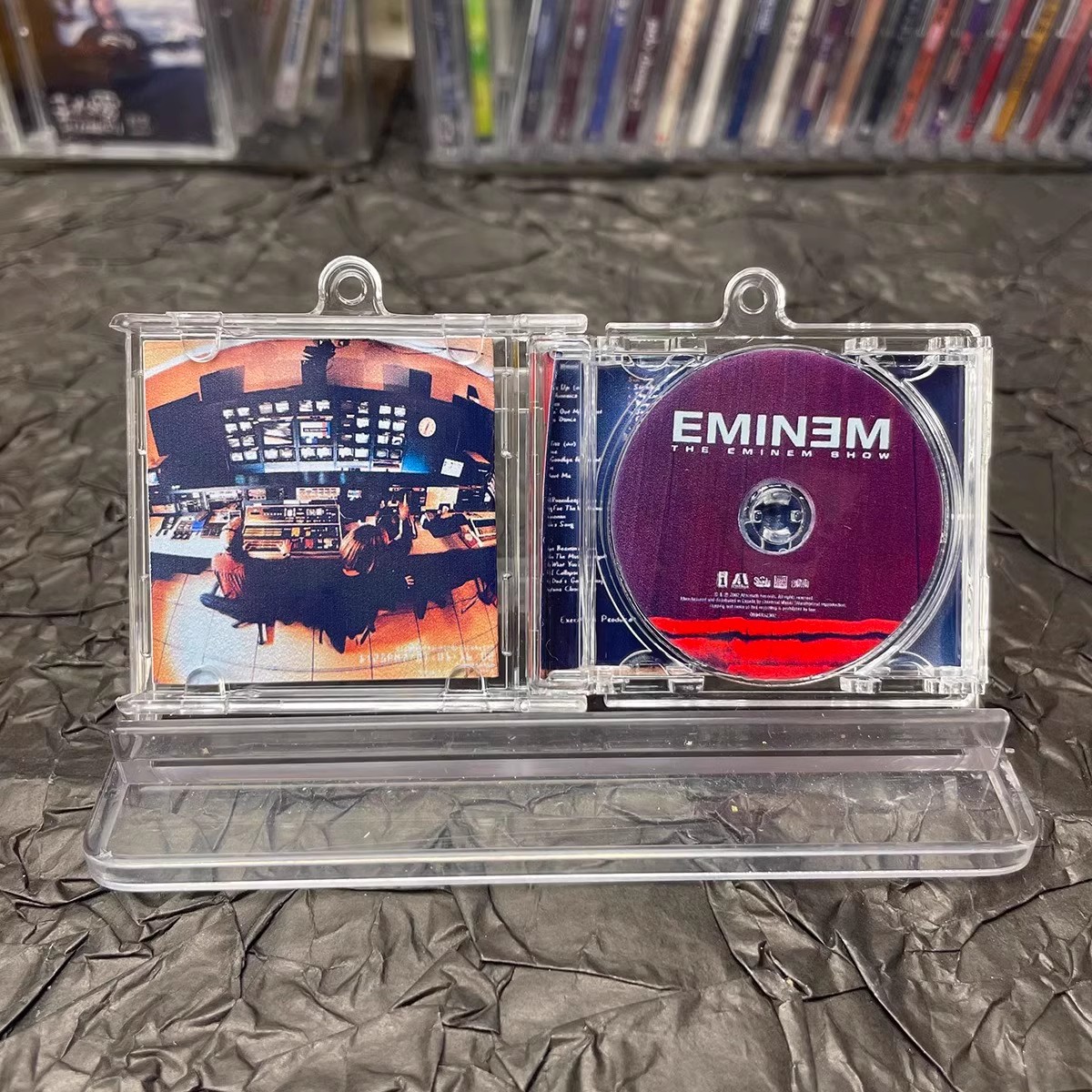 Hip hop Slim Shady MINI Music  - Street Fashion Rings ulasan dan harga