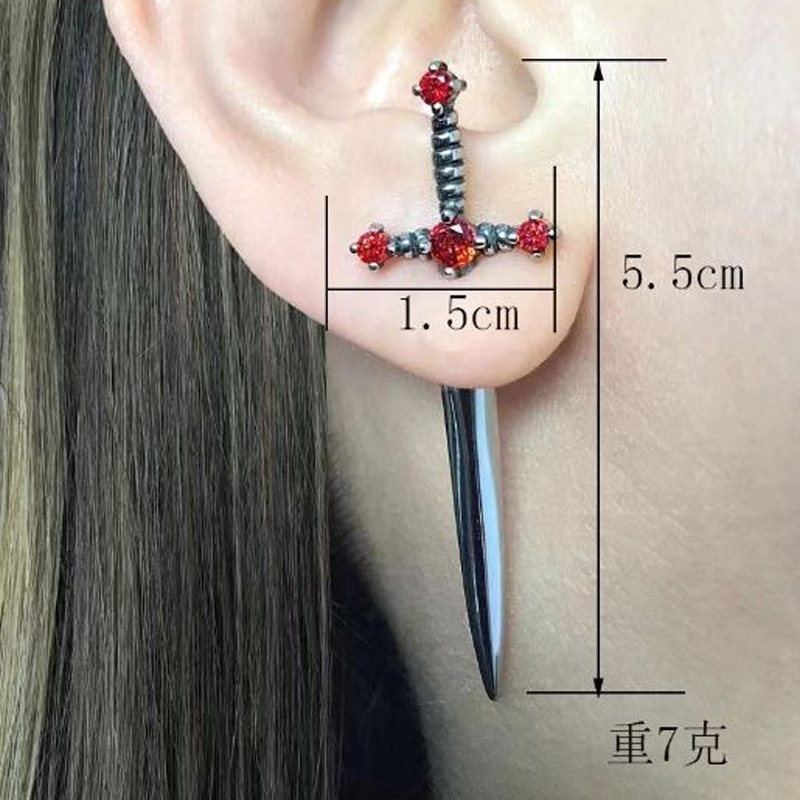 New In Fashion Vintage Hip Hop - Street Fashion Earrings ulasan dan harga