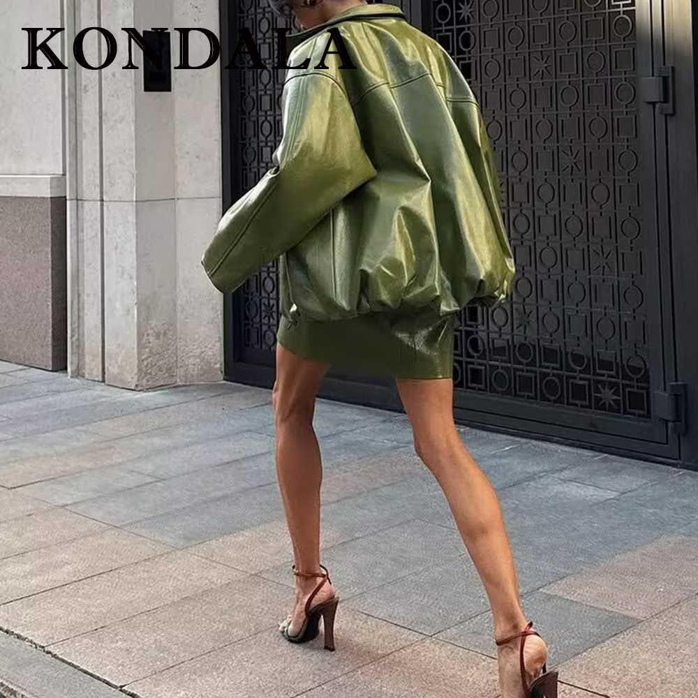 KONDALA Chic Streetwear Green  - Fashion Street Night ulasan dan harga