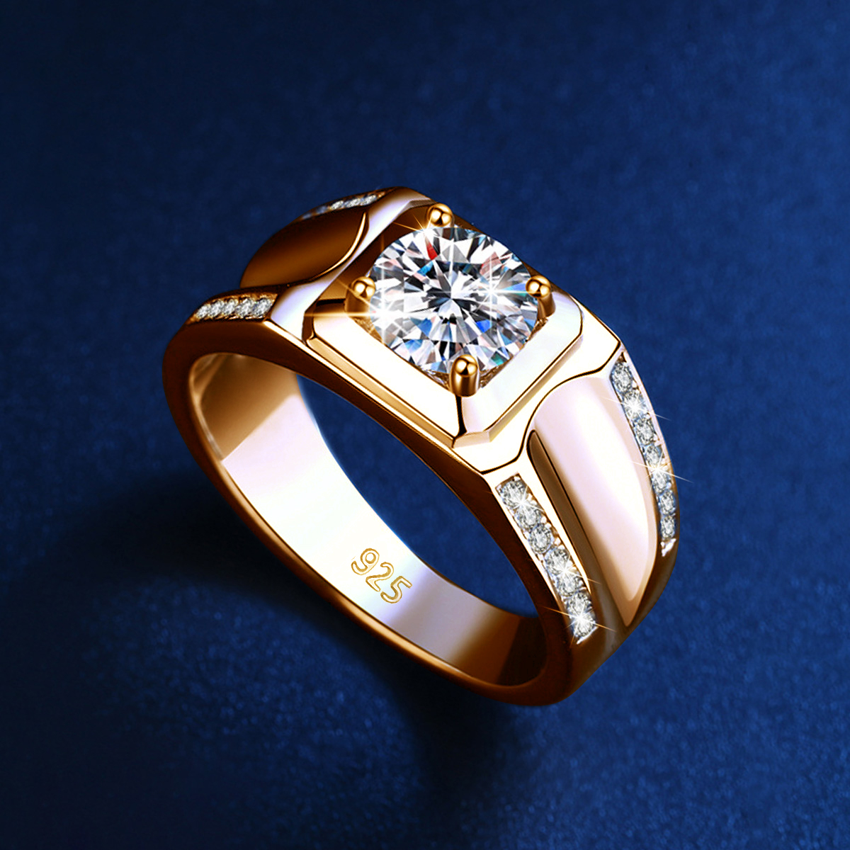 Trends 2025 Luxury Moissanite  - Street Fashion Rings ulasan dan harga