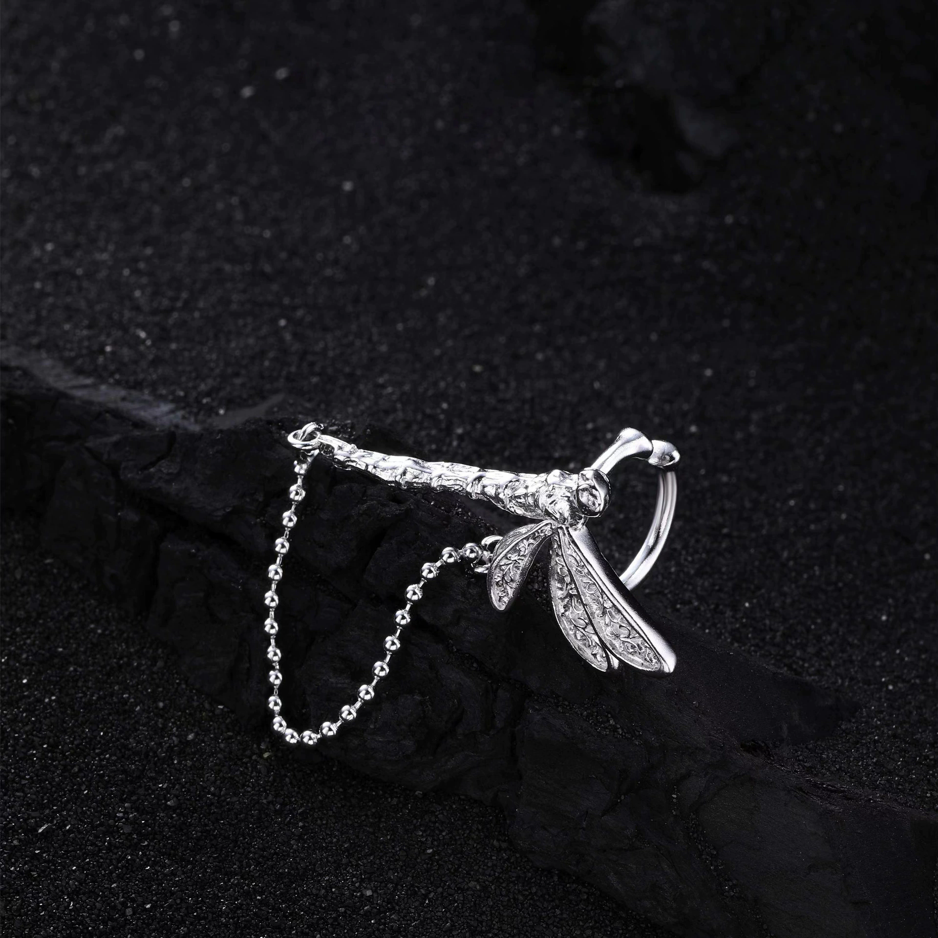 XIYANIKE Dragonfly Chain Tasse - Street Fashion Earrings ulasan dan harga