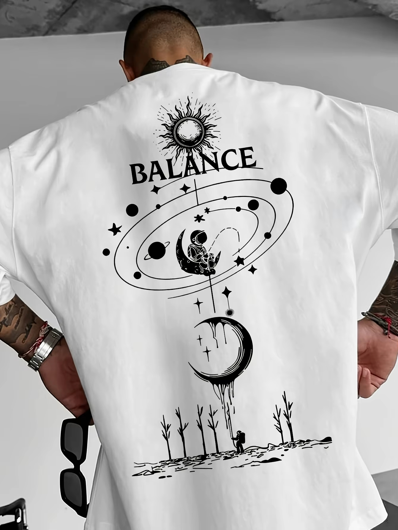 Cotton Men's T-shirt Featuring - Street Fashion Theme ulasan dan harga