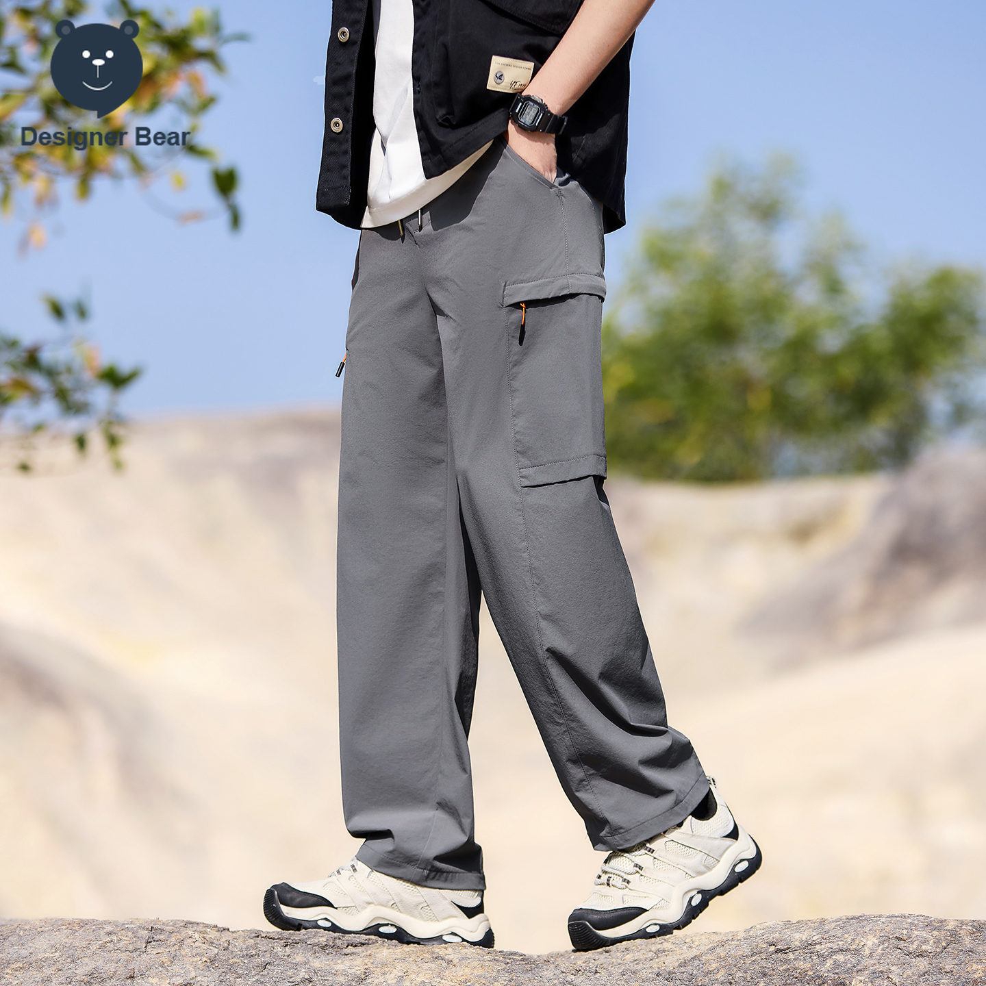 Brand Clothing Men's Cargo Pan - Cargo Pant Wide ulasan dan harga