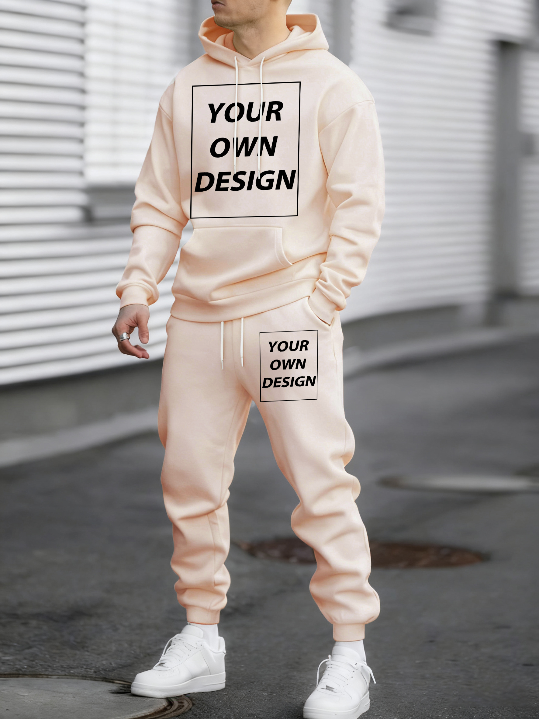 Spring Autumn Hoody Set Custom - Street Fashion Men ulasan dan harga