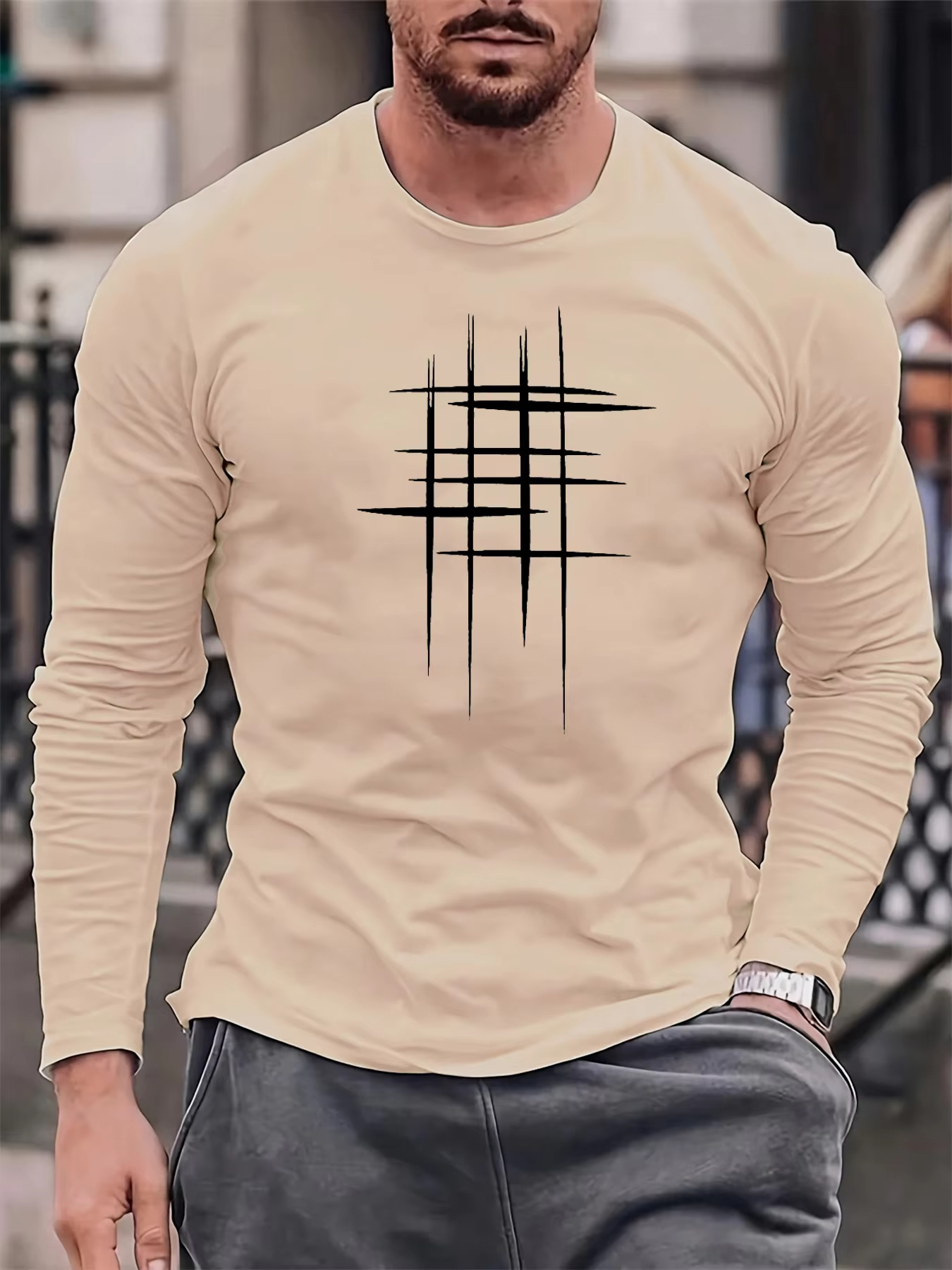 2025 Fashion Autumn Clothes Fo - Longline Tee Oversized ulasan dan harga
