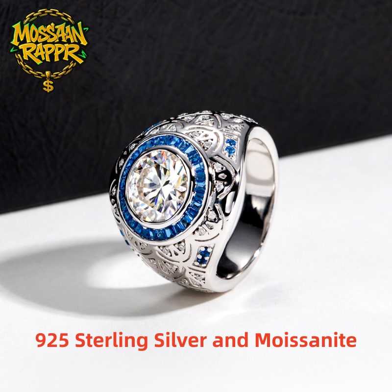 MossanRappr 3ct D Color Moissa - Street Fashion Rings ulasan dan harga